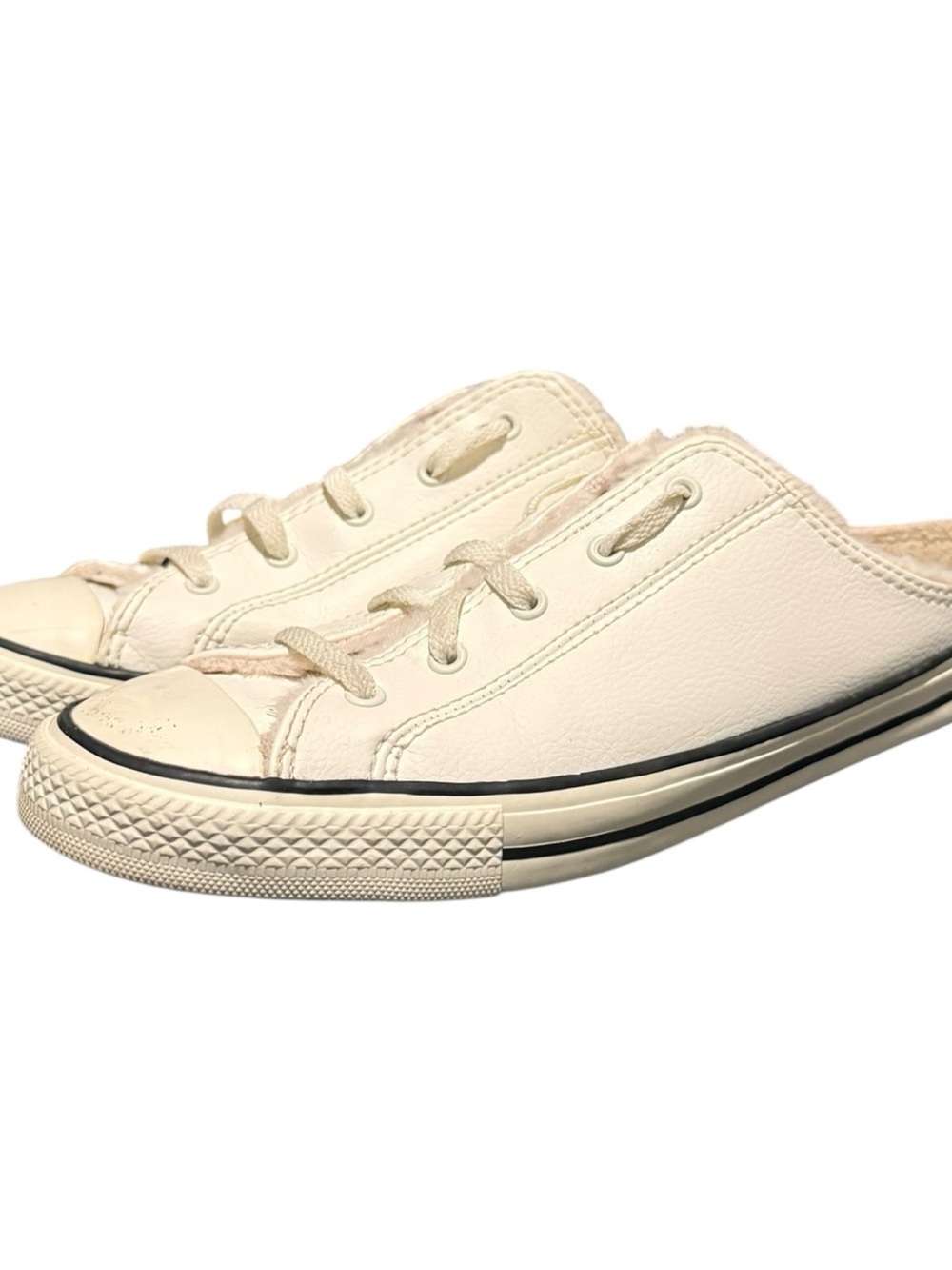 Converse Chuck Taylor All Star Dainty Mule Slip, 567946F Women’s 7.5 White/Black